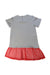A Grey Short Sleeve Dresses from I Pinco Pallino in size 5T for girl. (Back View)