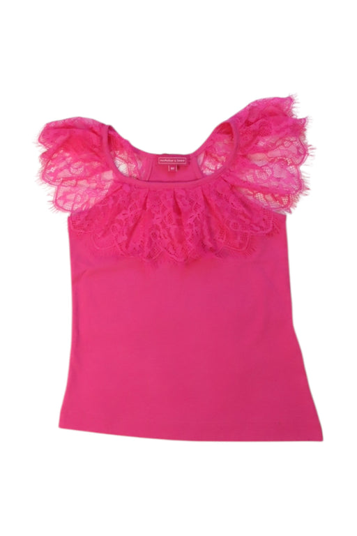 A Pink Sleeveless Tops from Nicholas & Bears in size 6T for girl. (Front View)