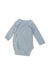A Blue Long Sleeve Bodysuits from Petit Bateau in size 0-3M for neutral. (Back View)