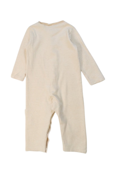 A Beige Long Sleeve Bodysuits from Natures Purest in size 3-6M for neutral. (Back View)