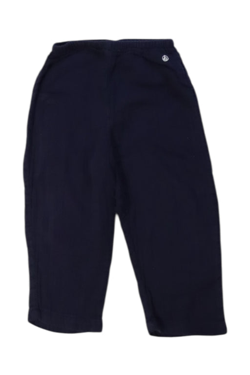 A Navy Casual Pants from Petit Bateau in size 18-24M for neutral. (Front View)