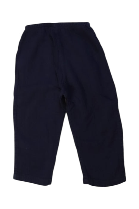 A Navy Casual Pants from Petit Bateau in size 18-24M for neutral. (Back View)