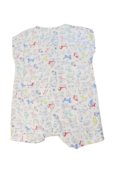A Multicolour Short Sleeve Rompers from Petit Bateau in size 3-6M for neutral. (Back View)