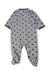A Grey Onesies from Petit Bateau in size 3-6M for boy. (Back View)