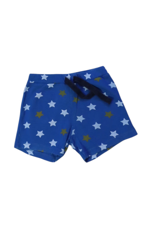 A Blue Shorts from Petit Bateau in size 12-18M for boy. (Front View)
