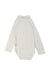 A Ivory Long Sleeve Bodysuits from Petit Bateau in size 3-6M for neutral. (Back View)