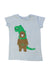 A Green Short Sleeve T Shirts from Seed in size 6-12M for boy. (Front View)