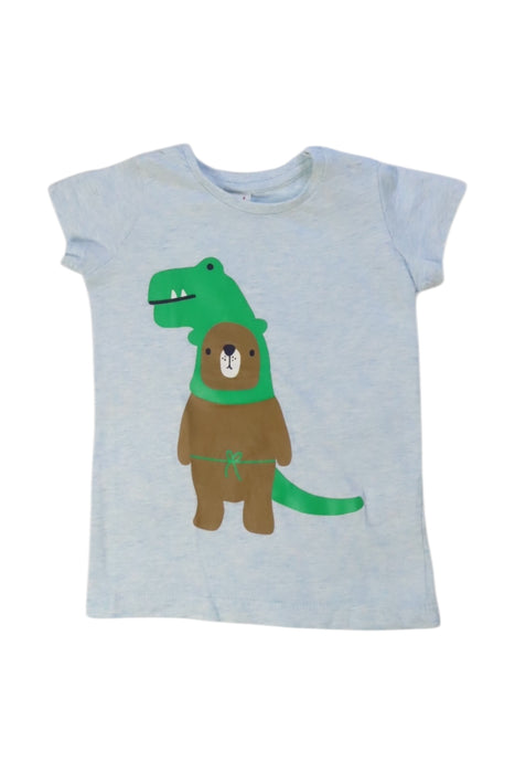 A Green Short Sleeve T Shirts from Seed in size 6-12M for boy. (Front View)