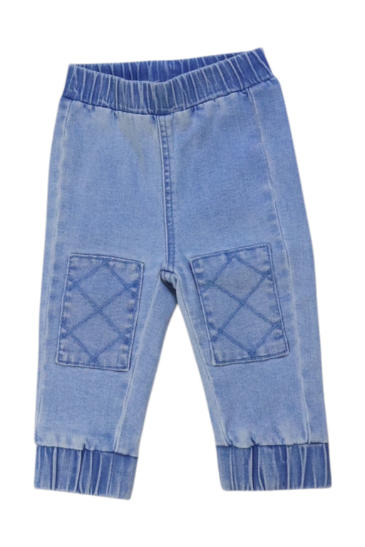 A Blue Casual Pants from Seed in size 3-6M for boy. (Front View)