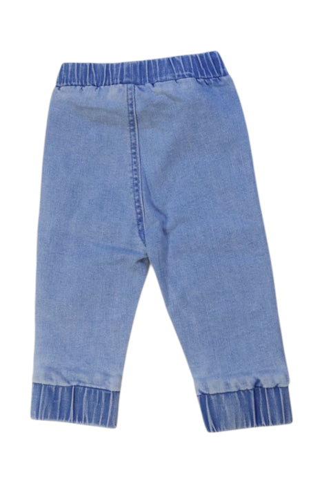 A Blue Casual Pants from Seed in size 3-6M for boy. (Back View)