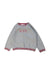 A Grey Crewneck Sweatshirts from The Little White Company in size 6-12M for boy. (Front View)