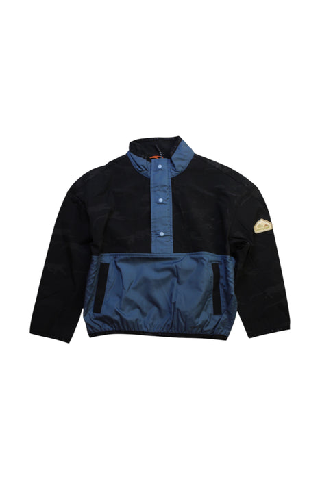 A Black Rain Jackets from Moody Tiger in size 4T for boy. (Front View)