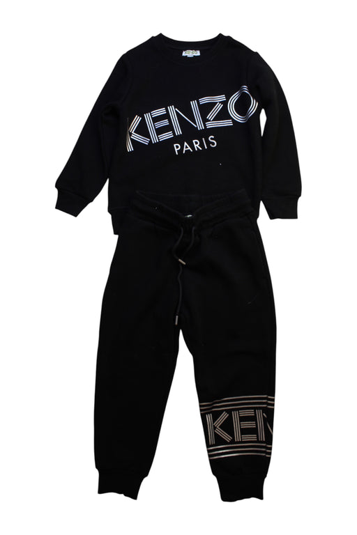A Black Pants Sets from Kenzo in size 4T for boy. (Front View)