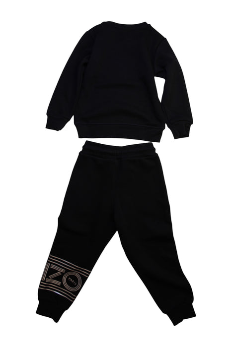 A Black Pants Sets from Kenzo in size 4T for boy. (Back View)