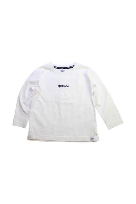 A White Long Sleeve T Shirts from Reebok in size 3T for boy. (Front View)