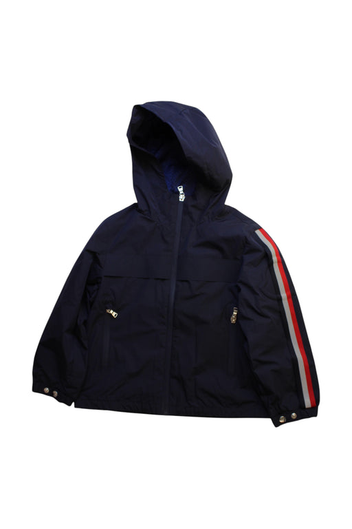 A Navy Puffer/Quilted Coats & Outerwear from Moncler in size 5T for boy. (Front View)