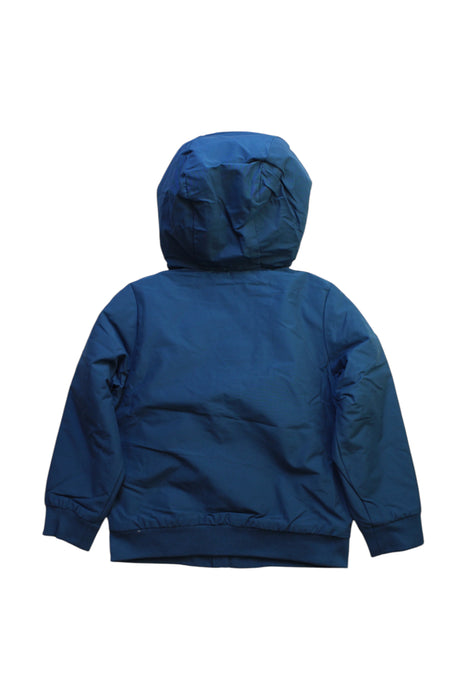 A Blue Rain Jackets from Jacadi in size 5T for boy. (Back View)
