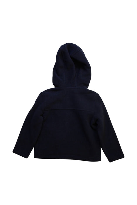 A Navy Hooded Sweatshirts from Aigle in size 4T for boy. (Back View)