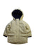 A Beige Coats from Petit Bateau in size 3T for boy. (Front View)