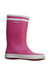 A Pink Rain Boots from Aigle in size 4T for girl. (Front View)