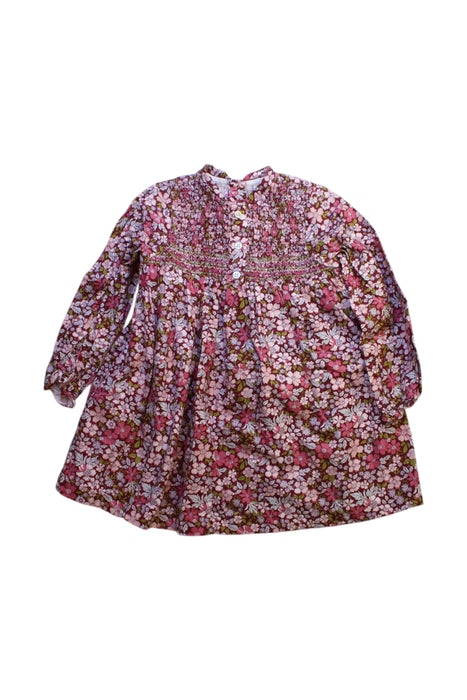 A Multicolour Long Sleeve Dresses from Dona Carmen in size 4T for girl. (Front View)