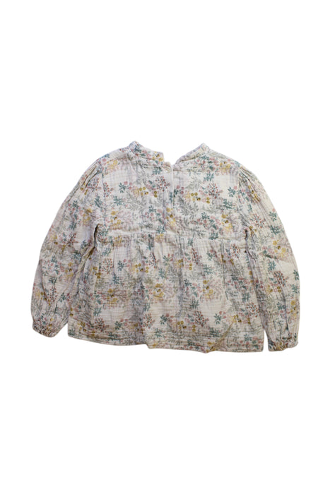A Multicolour Long Sleeve Tops from Marie Puce in size 4T for girl. (Back View)