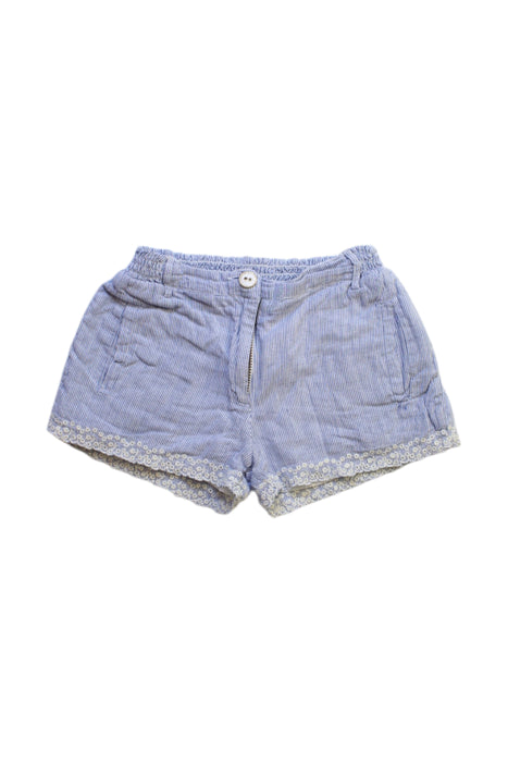 A Blue Shorts from Emile et Ida in size 4T for girl. (Front View)