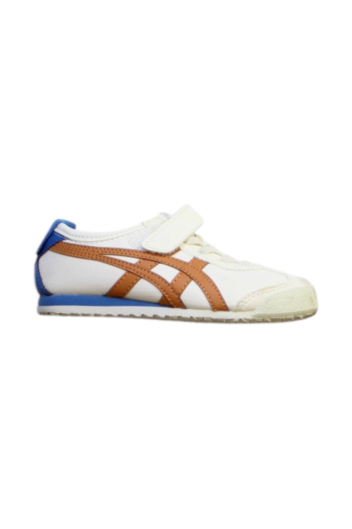 A White Sneakers from Onitsuka Tiger in size 4T for neutral. (Front View)