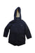 A Navy Coats from Barbour in size 4T for girl. (Front View)