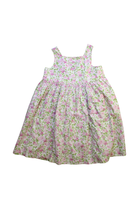 A Multicolour Sleeveless Dresses from Angelina in size 5T for girl. (Front View)
