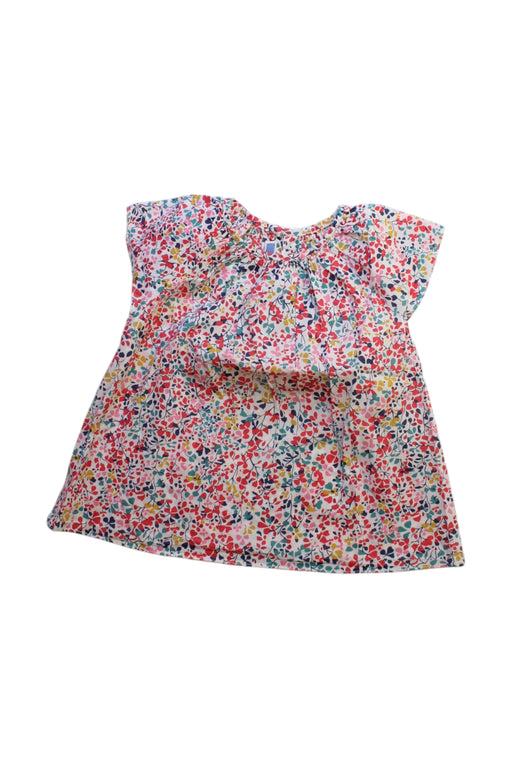 A Multicolour Short Sleeve Dresses from Jacadi in size 4T for girl. (Front View)
