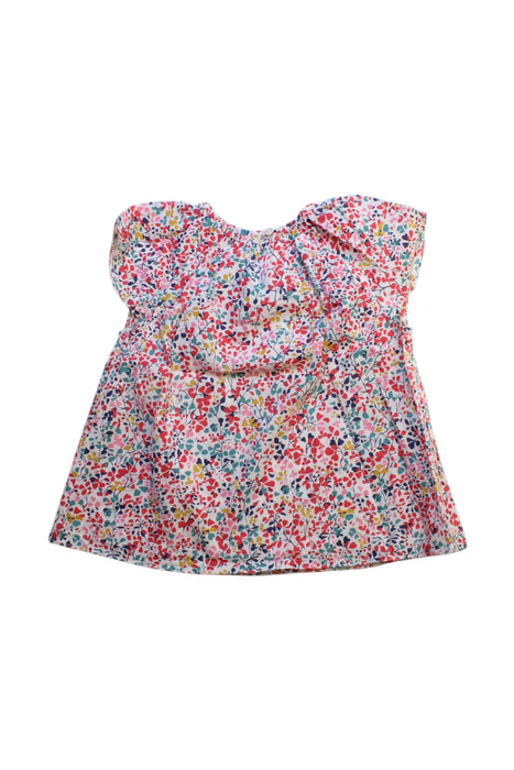 A Multicolour Short Sleeve Dresses from Jacadi in size 4T for girl. (Back View)