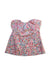 A Multicolour Short Sleeve Dresses from Jacadi in size 4T for girl. (Back View)