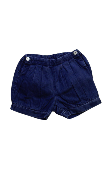 A Navy Shorts from Jacadi in size 3T for girl. (Front View)