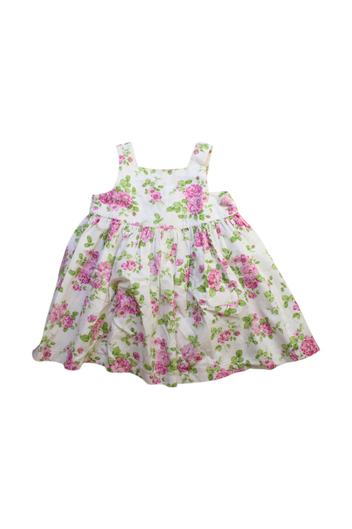 A Pink Sleeveless Dresses from Confiture in size 2T for girl. (Front View)