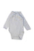 A Grey Long Sleeve Bodysuits from Petit Bateau in size 0-3M for neutral. (Front View)