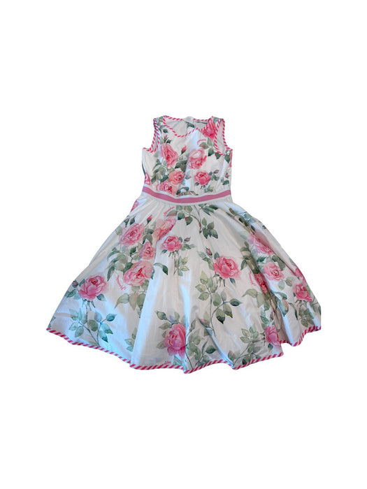 A White Sleeveless Dresses from Monnalisa in size 12Y for girl. (Front View)