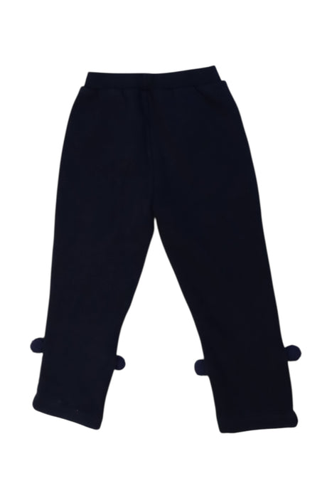 A Navy Leggings from Momonittu in size 2T for boy. (Back View)