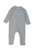 A Grey Long Sleeve Rompers from Seed in size 3-6M for boy. (Back View)