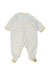 A Yellow Onesies from Petit Bateau in size 0-3M for neutral. (Back View)