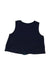 A Navy Dress Up Vests from Familiar in size 3-6M for boy. (Back View)