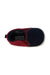 A Navy Slip Ons from Jacadi in size 12-18M for boy. (Front View)