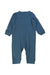 A Teal Onesies from Petit Bateau in size 6-12M for boy. (Back View)