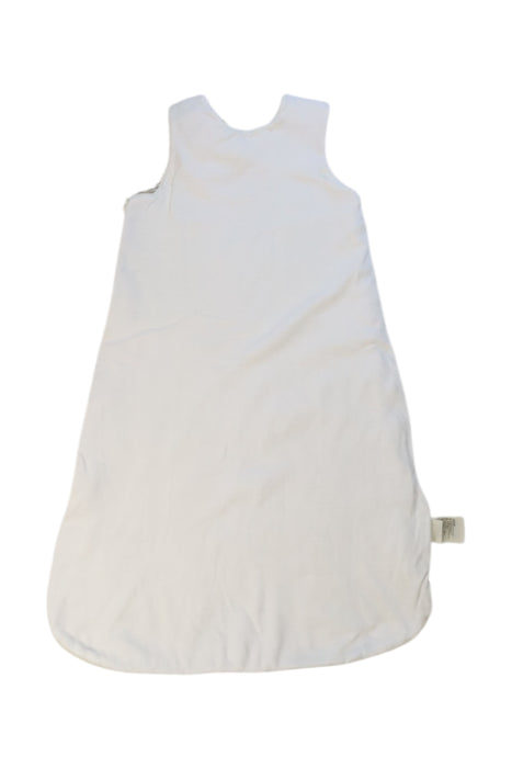A White Sleepsacs from Natures Purest in size 0-3M for neutral. (Back View)