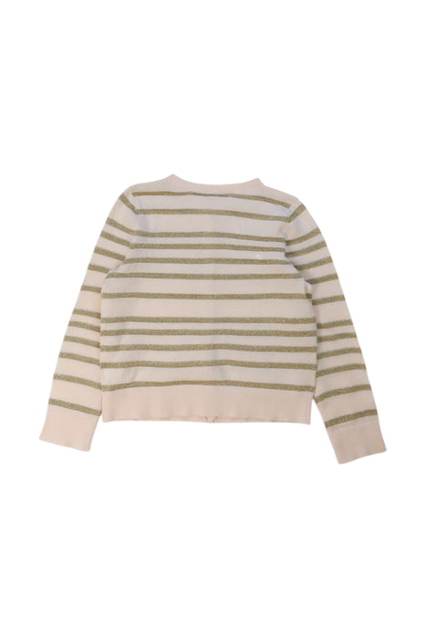 A Beige Cardigans from Bonpoint in size 4T for girl. (Back View)