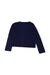 A Navy Cardigans from Bonpoint in size 3T for girl. (Back View)