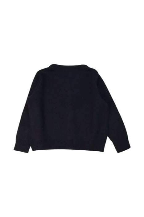 A Navy Cardigans from Amaia in size 3T for girl. (Back View)