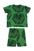 A Green Shorts Sets from Mini Rodini in size 2T for girl. (Back View)