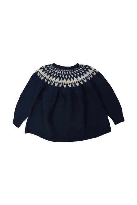 A Navy Sweater Dresses from Shirley Bredal in size 4T for girl. (Back View)