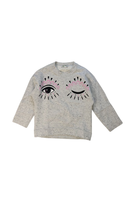 A Pink Crewneck Sweatshirts from Kenzo in size 4T for girl. (Front View)